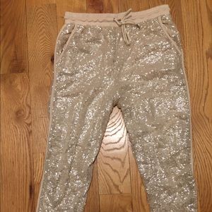 Sequin joggers